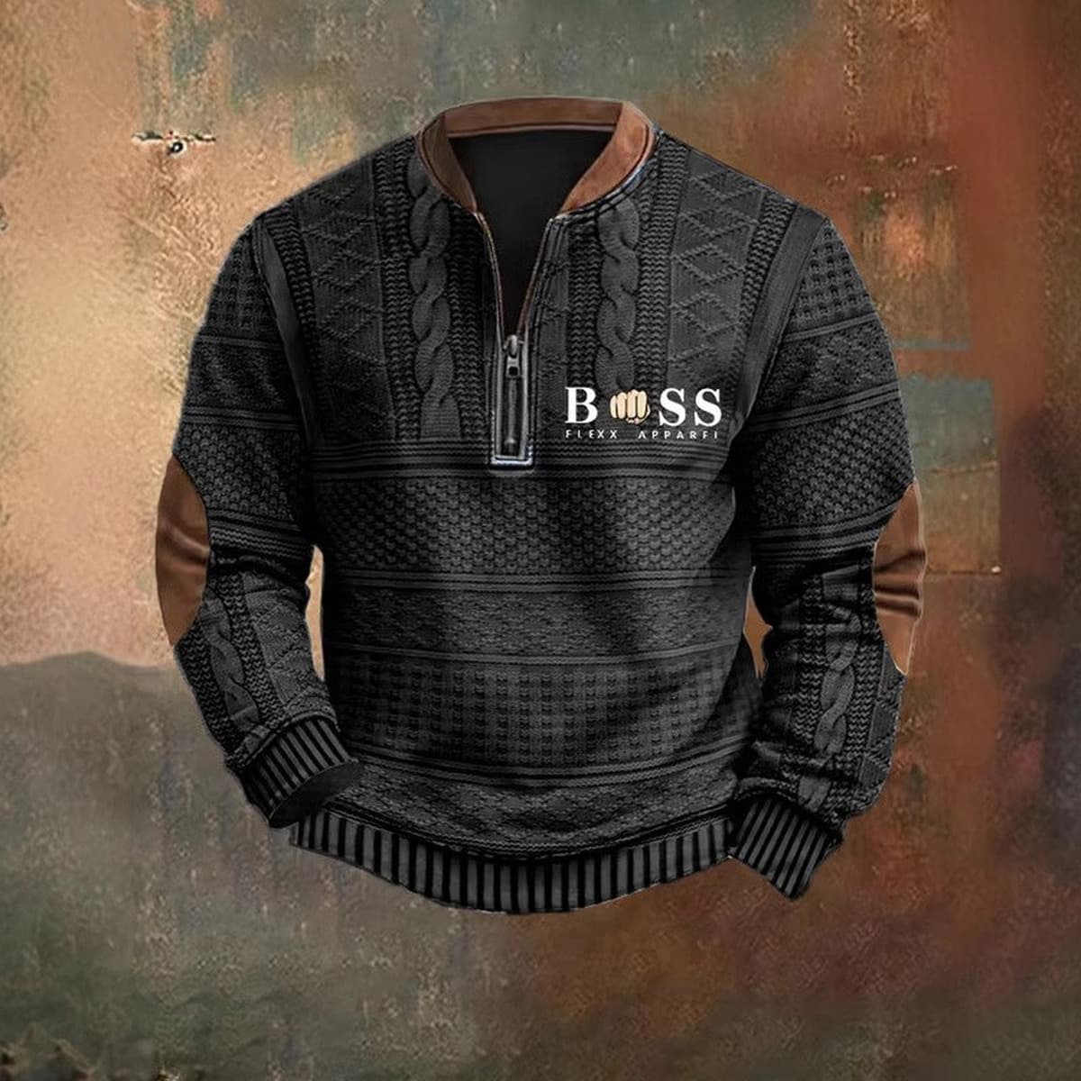 Мужская толстовка с 3D принтом (ID - 64)