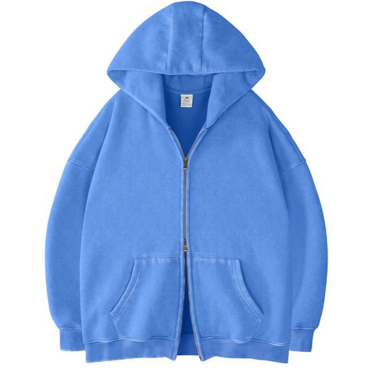 Женские и мужские худи с молнией 2025, оверсайз худи, толстовки с тяжелой молнией, винтажные