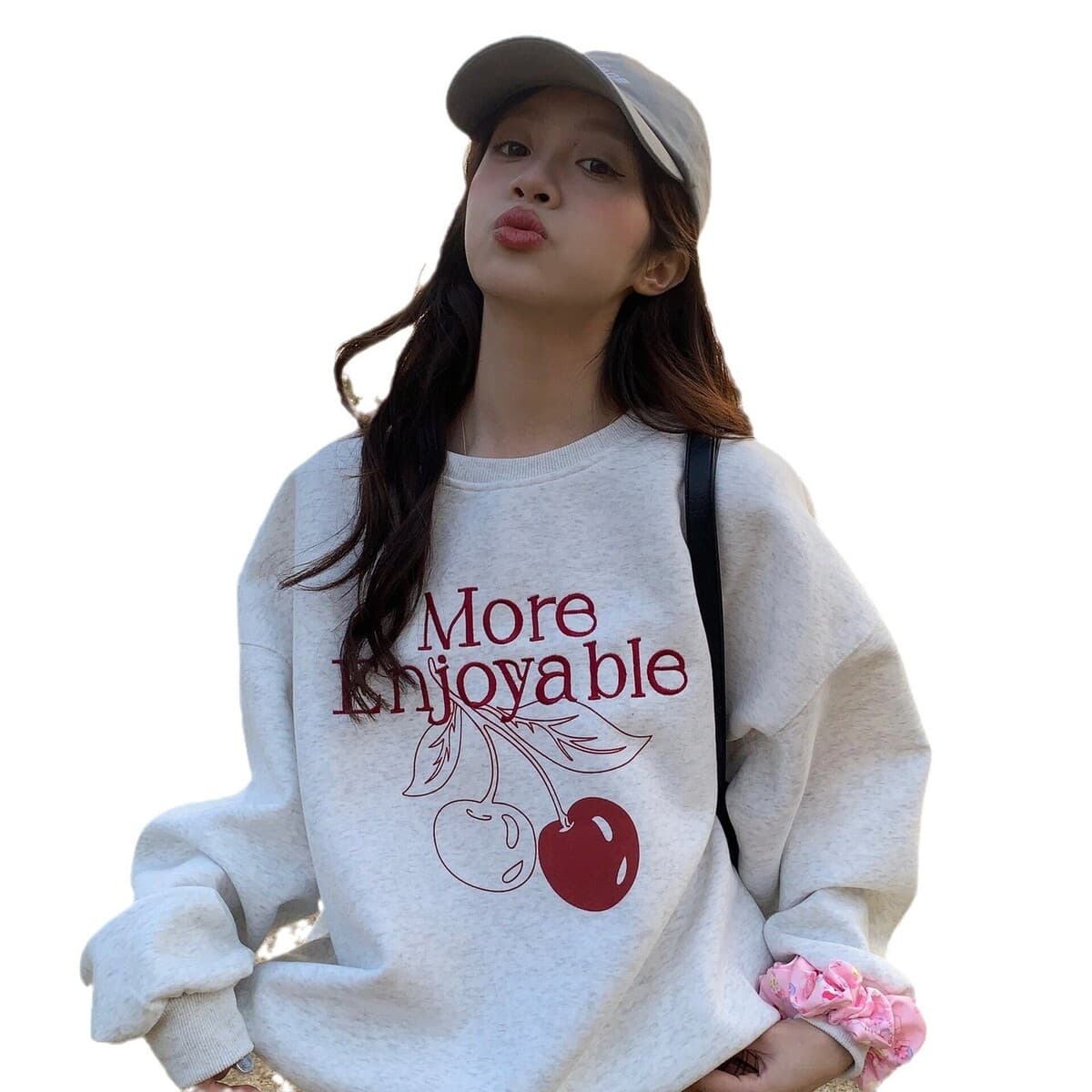 Южная Корея Донгдэмун новый свитник с круглым вырезом