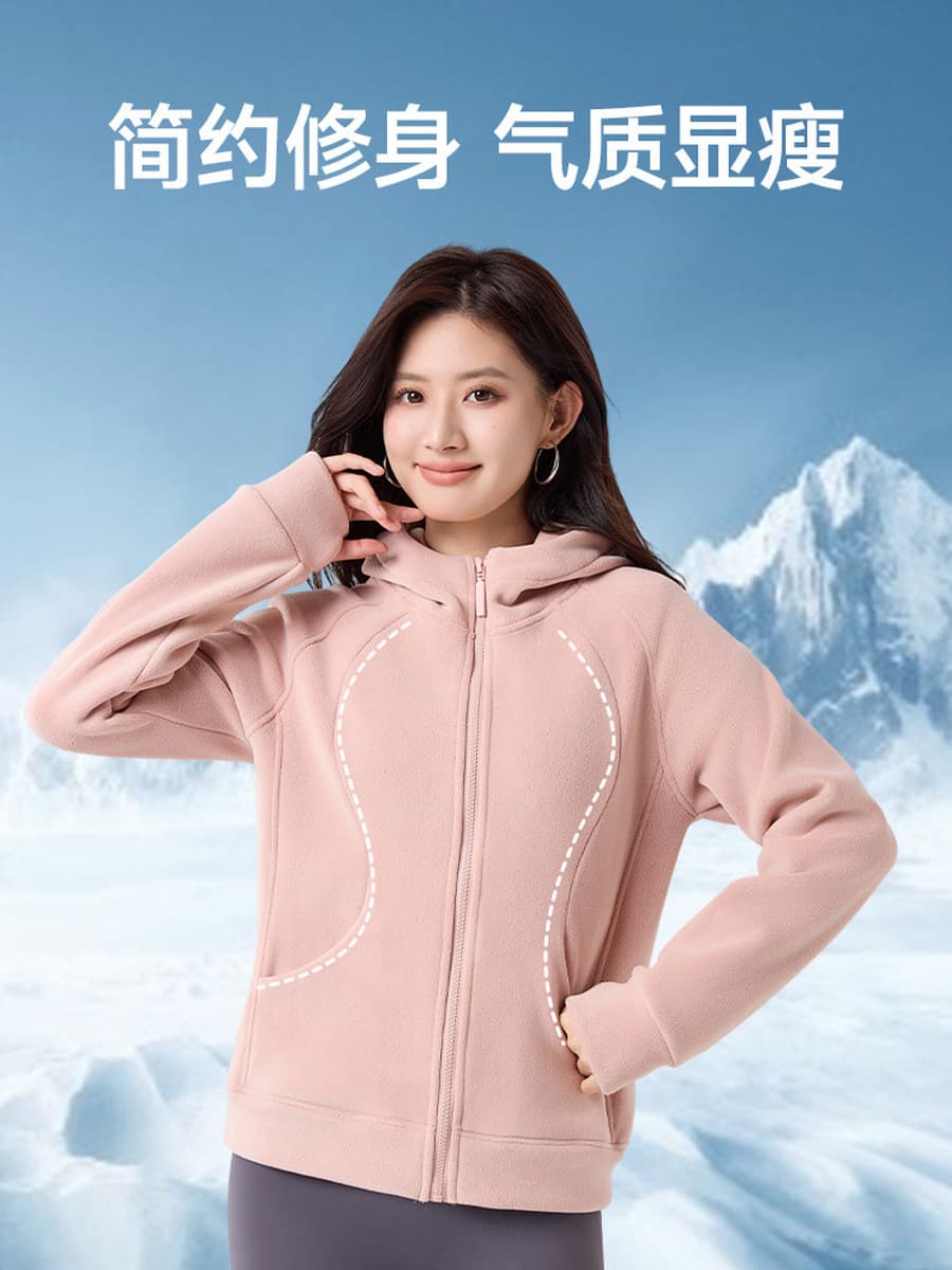 Высококачественная толстовка с капюшоном для женщин, осенне-зимняя двусторонняя австрийская бархатная куртка-кардиган на...