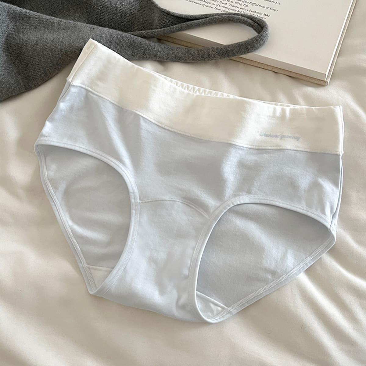 Трусики для девочек хлопчатобумажные трусы 10a бактериостатические промежность 16cm удлинение большой размер без следов...