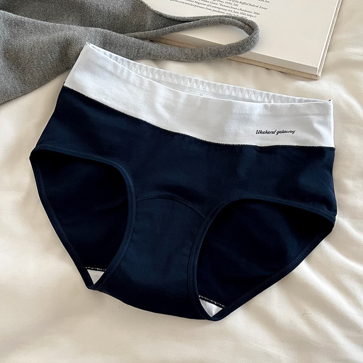 Трусики для девочек хлопчатобумажные трусы 10a бактериостатические промежность 16cm удлинение большой размер без следов...