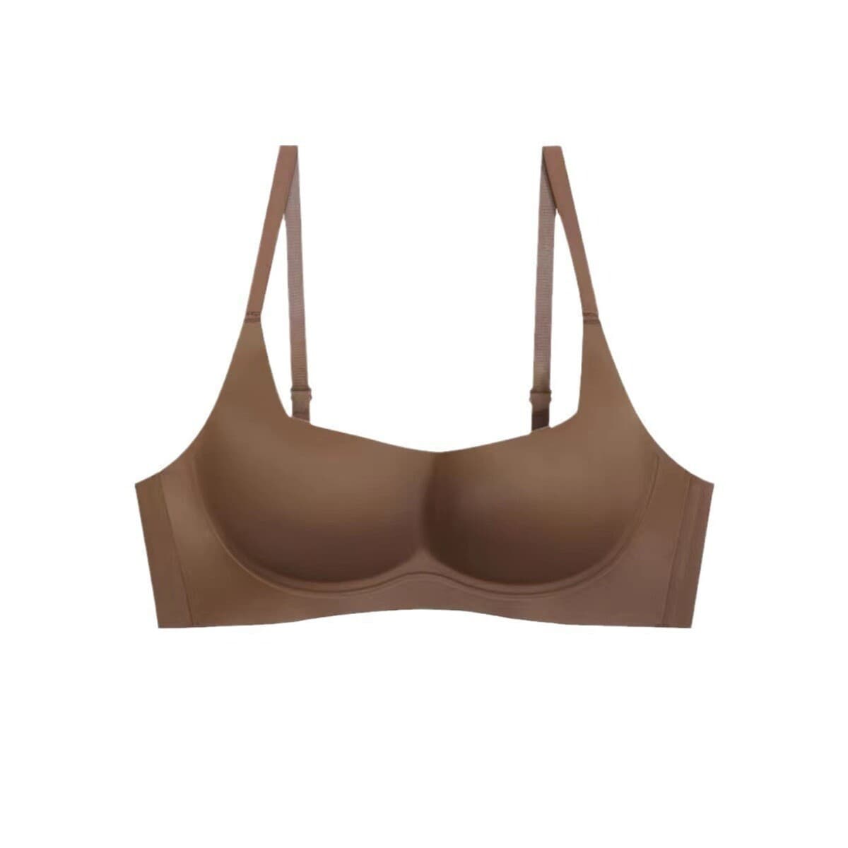 Бесшовное тонкое нижнее белье для похудения женская маленькая грудь пуш-ап верхняя поддержка анти-провисание мягкая...