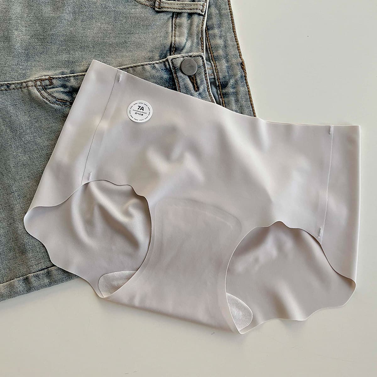 Волнистые штаны больших размеров действительно удобны ~ 7A Антибактериальные бесследные высокие пули йога bi готовые...