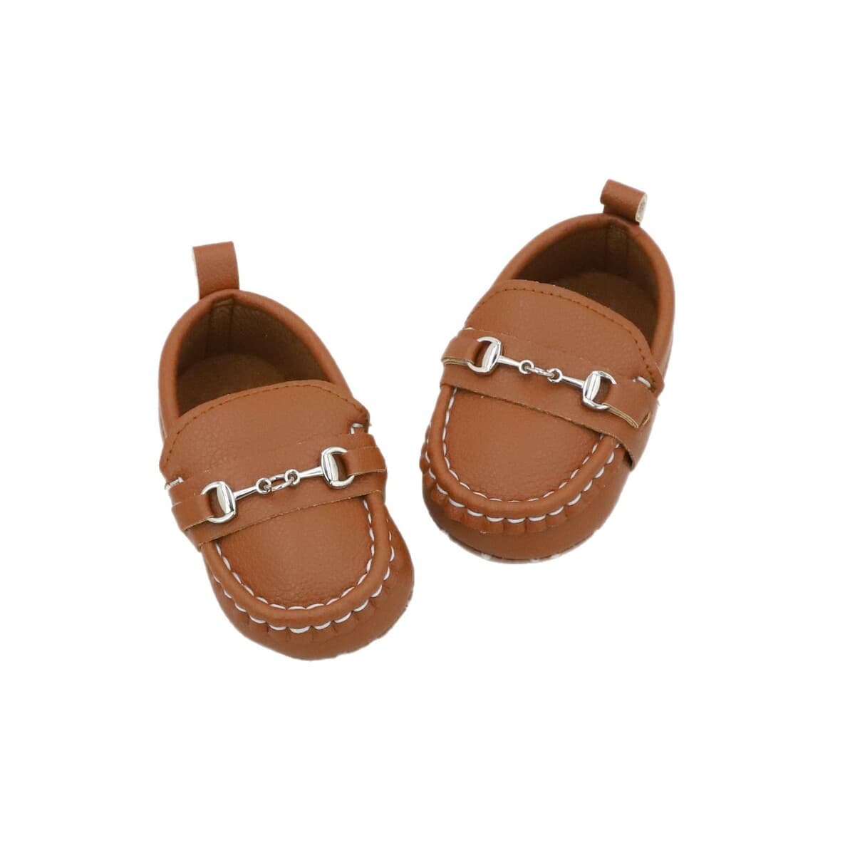 Весенне-Осенняя детская обувь для малышей Нескользящая легкая обувь спереди Мокасины с цепочкой для мальчиков и девочек...