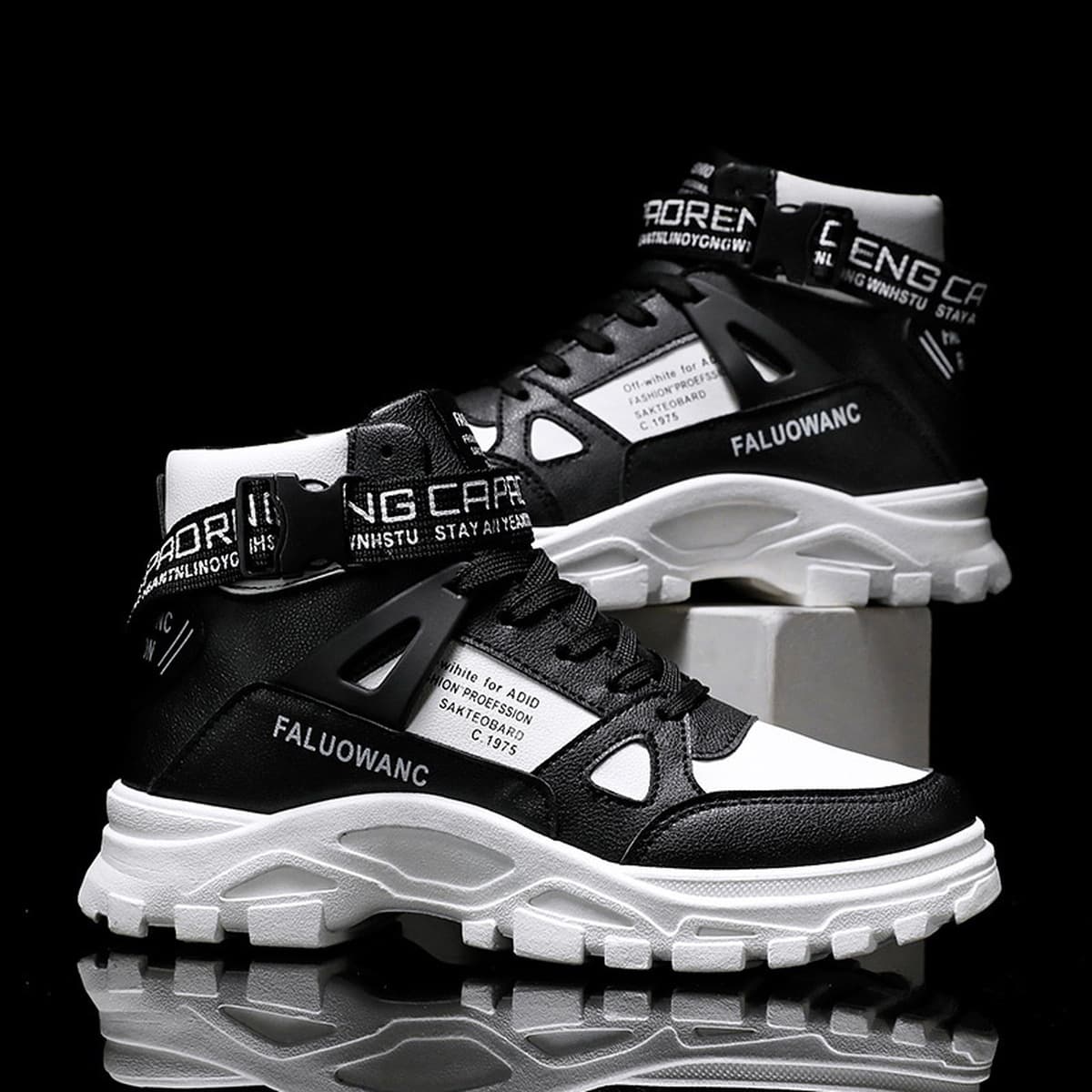 Мужские ботинки Мартин большого размера для трансграничной торговли, универсальные осенне-зимние высокие ботинки с круглым...