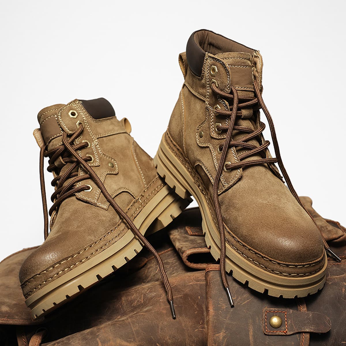 Мужские ботинки Putian с внутренней утолщенной подошвой, которую нельзя кикнуть на открытом воздухе, походная рабочая обувь...