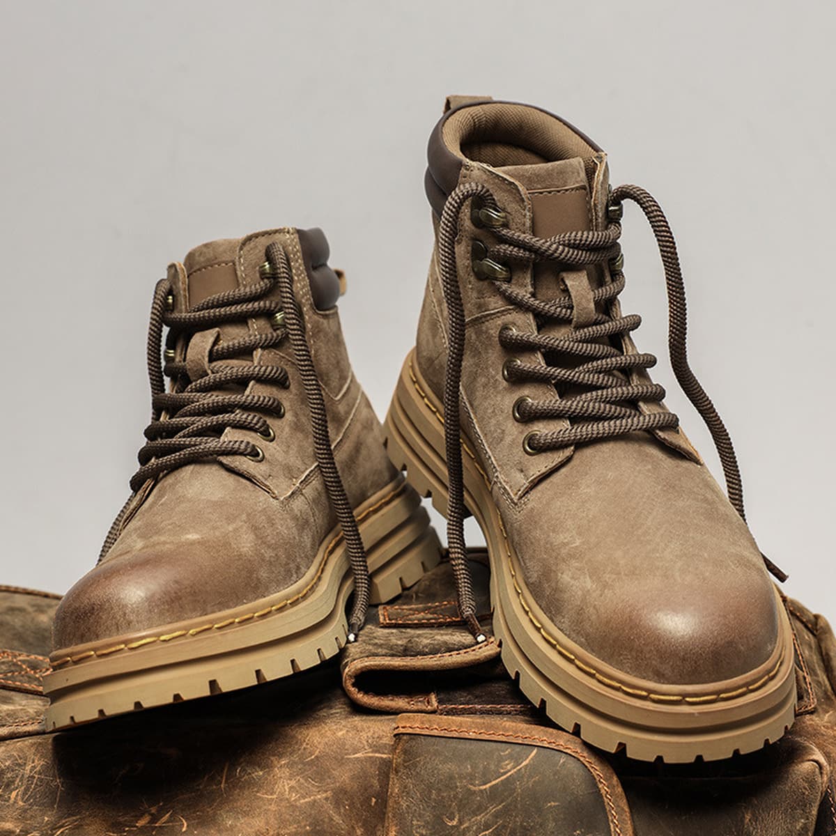 Мужские ботинки Putian с внутренней утолщенной подошвой, которую нельзя кикнуть на открытом воздухе, походная рабочая обувь...