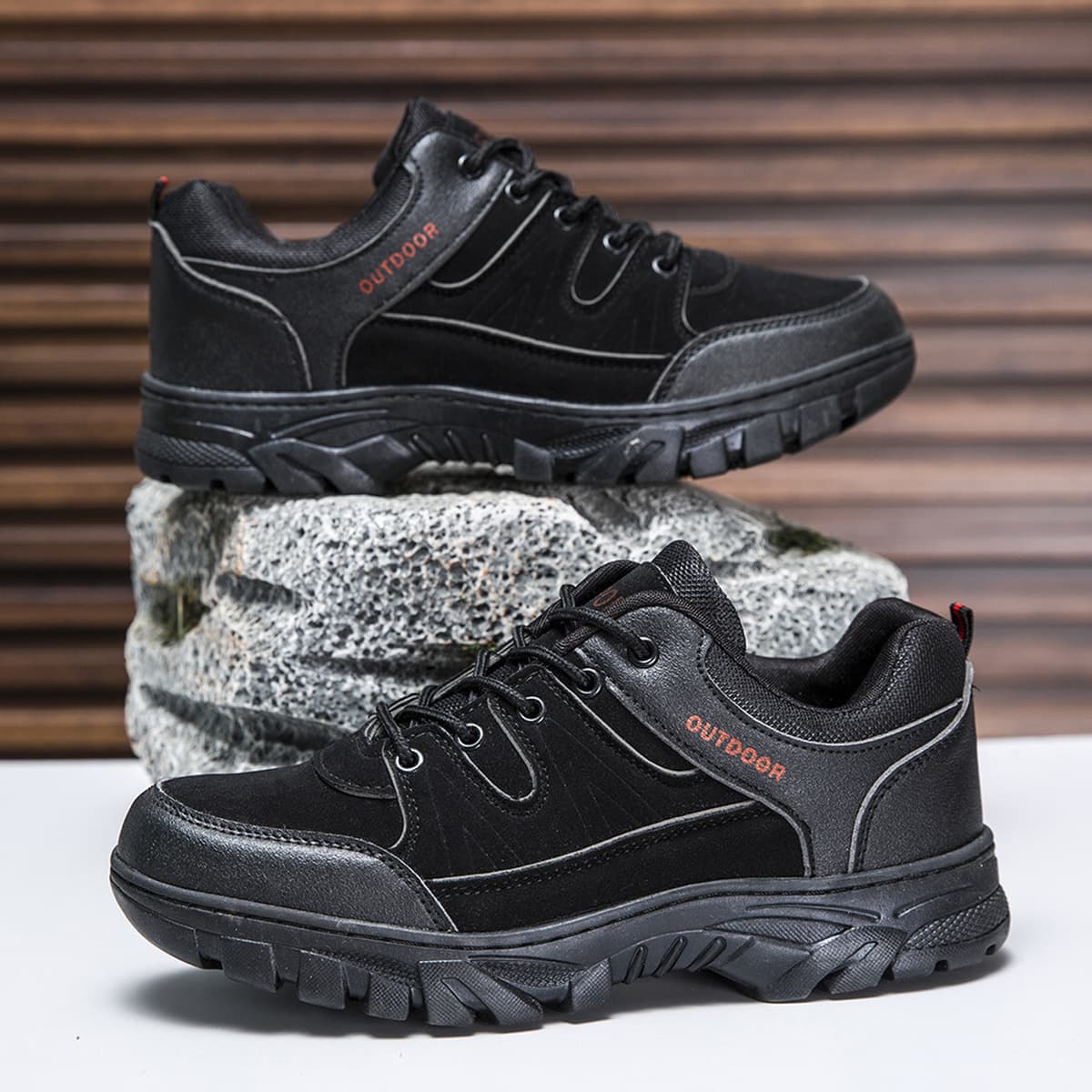 Мужская обувь для походов через границу, новая уличная повседневная обувь с круглым носком на плоской подошве, мужская...