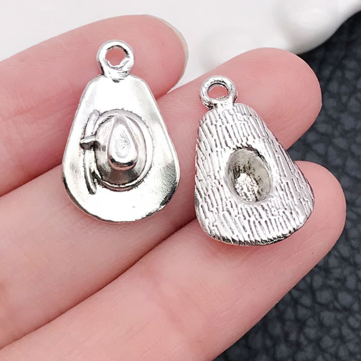 Смешать 20 старинных серебряных западных ковбойских конских шляп кактус пистолетные подвески творческие аксессуары для...