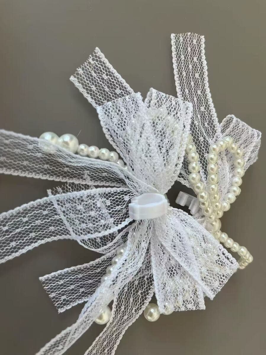 Подходим с различными туфлями, жемчужная пряжка, бант, аксессуары, дикие туфли, модная весна и лето 2024