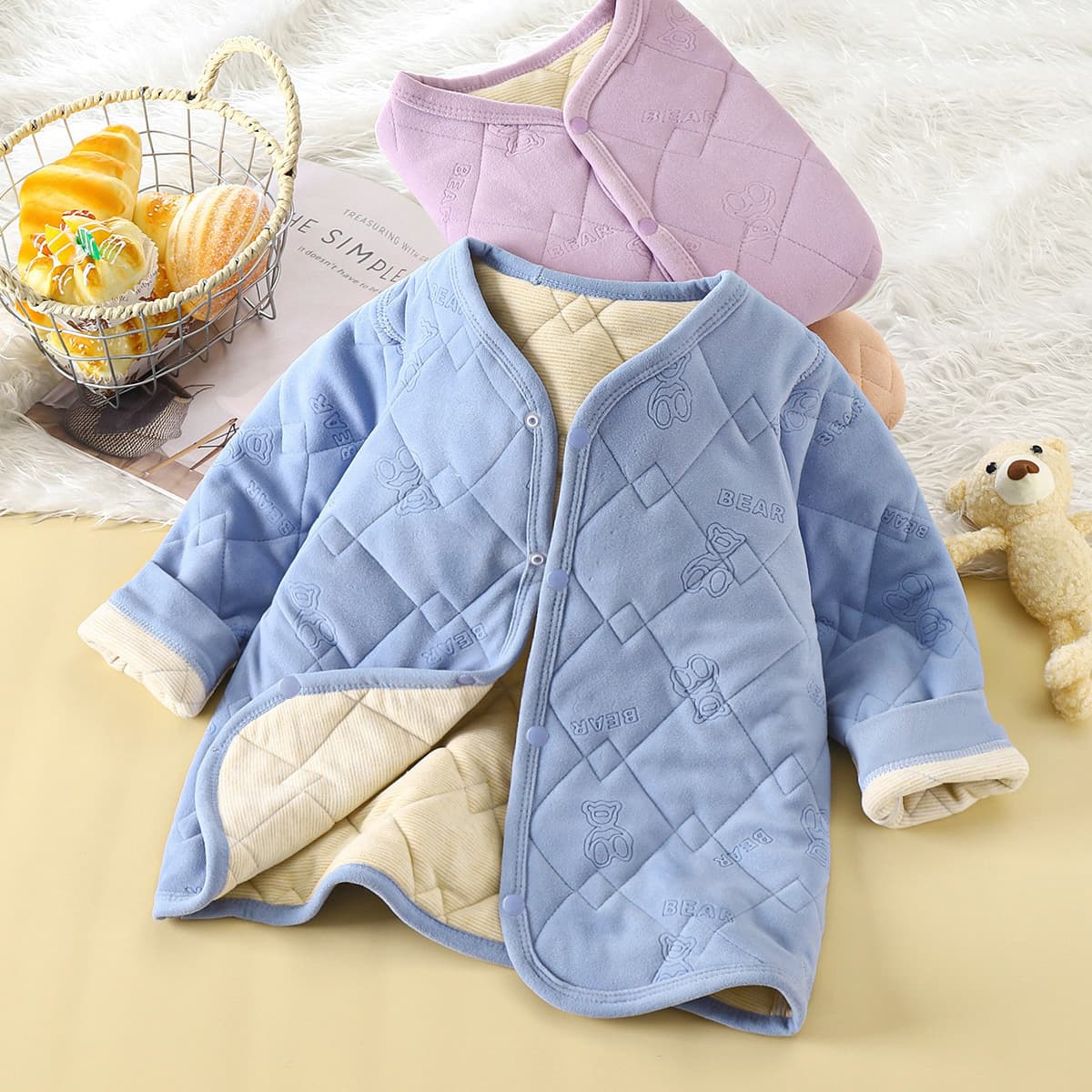 Детская школьная форма артефакт осень-зима новый трехслойный стеганый хлопок для мальчиков