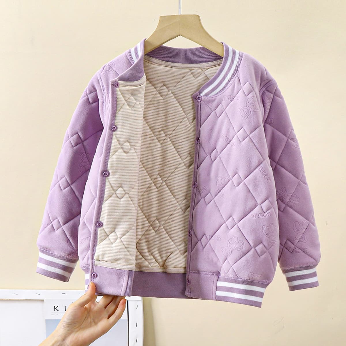 Детская школьная форма артефакт осень-зима новый трехслойный стеганый хлопок для мальчиков