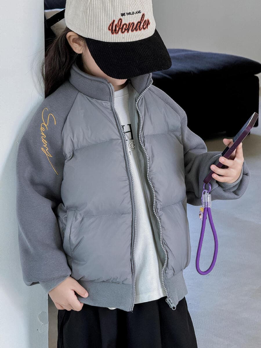 Детская зимняя одежда, детская школьная форма, легкое теплое хлопковое пальто для девочек и мальчиков, новое хлопковое...