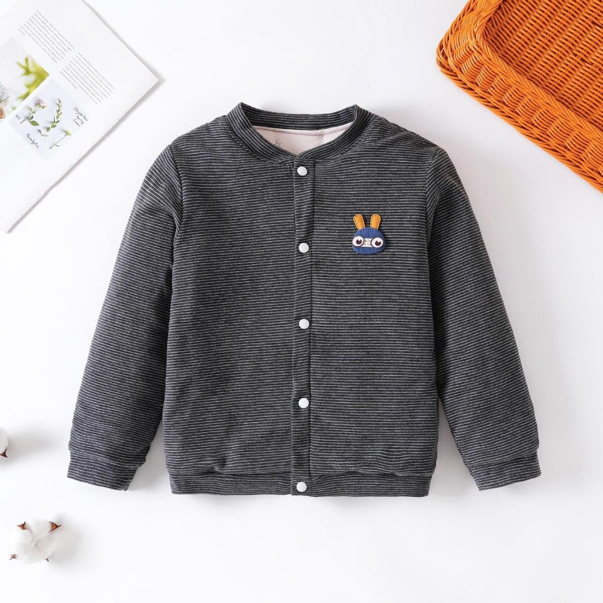 Зимняя хлопчатобумажная куртка для девочек шерстяная шерсть для мальчиков толстая хлопчатобумажная одежда для детей теплая...