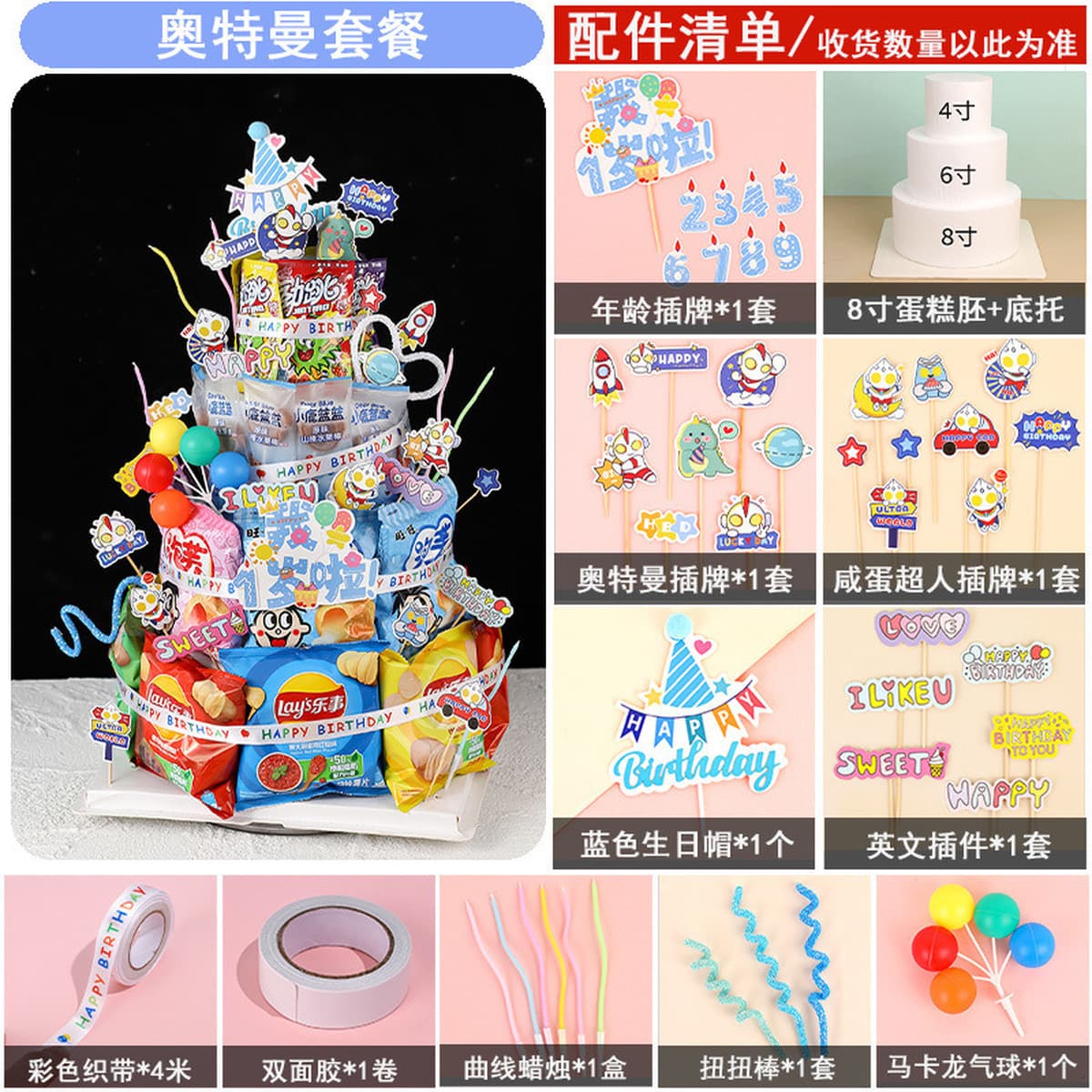 Реквизит для дня рождения, ритуальные закуски, торт, материал «сделай сам», детская модель, пенопластовые украшения