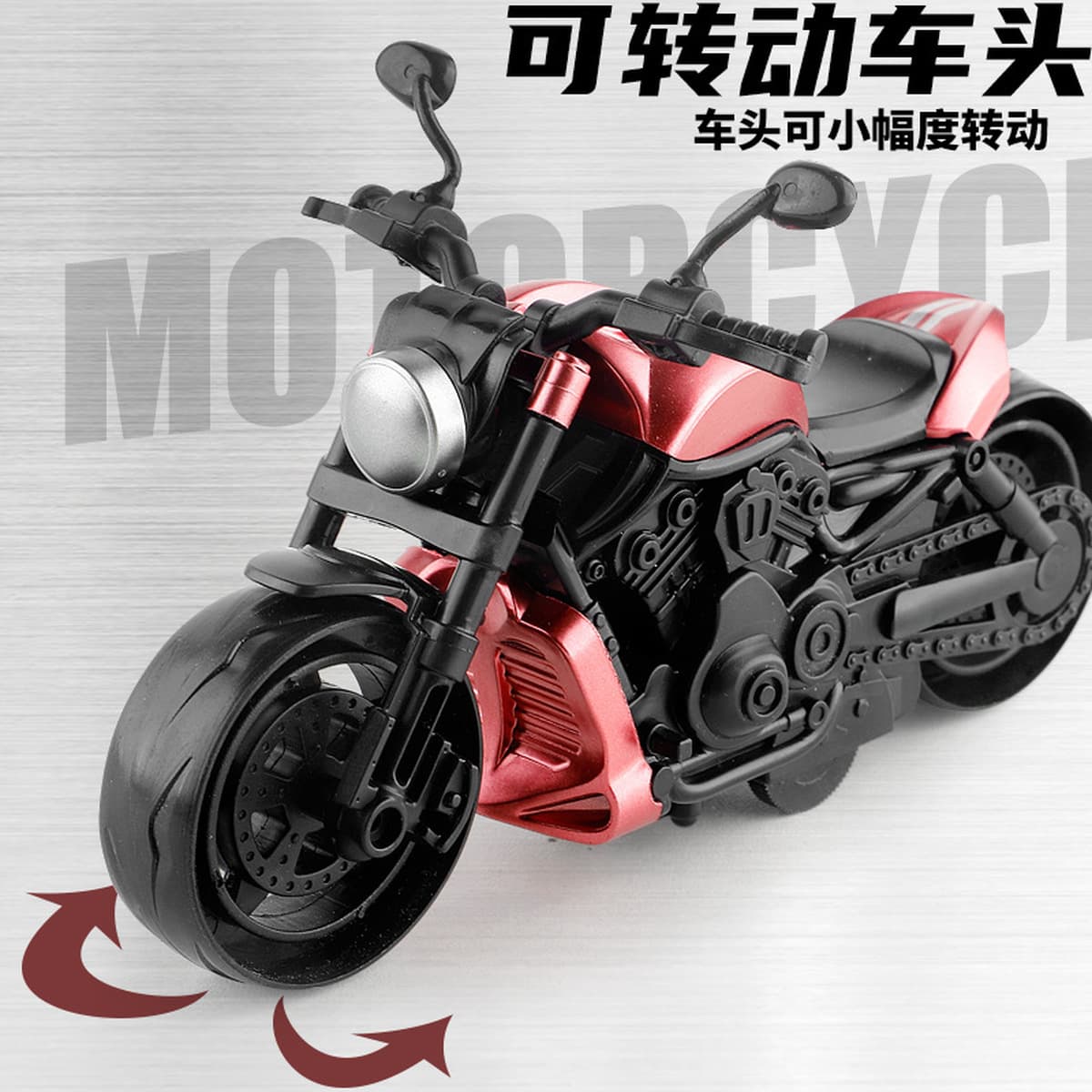 Детский инерционный мотоцикл для мальчиков, модель игрушечного автомобиля, декоративные украшения, бутик, кукла, машина,...