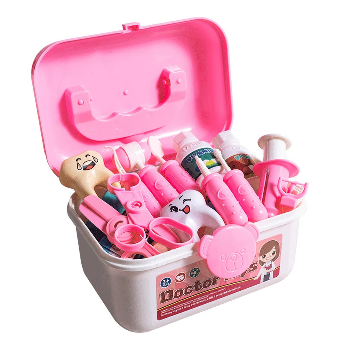Новый стиль детский доктор игрушечный набор для мальчиков и девочек дома медицинский ящик медсестра инъекция стетоскоп