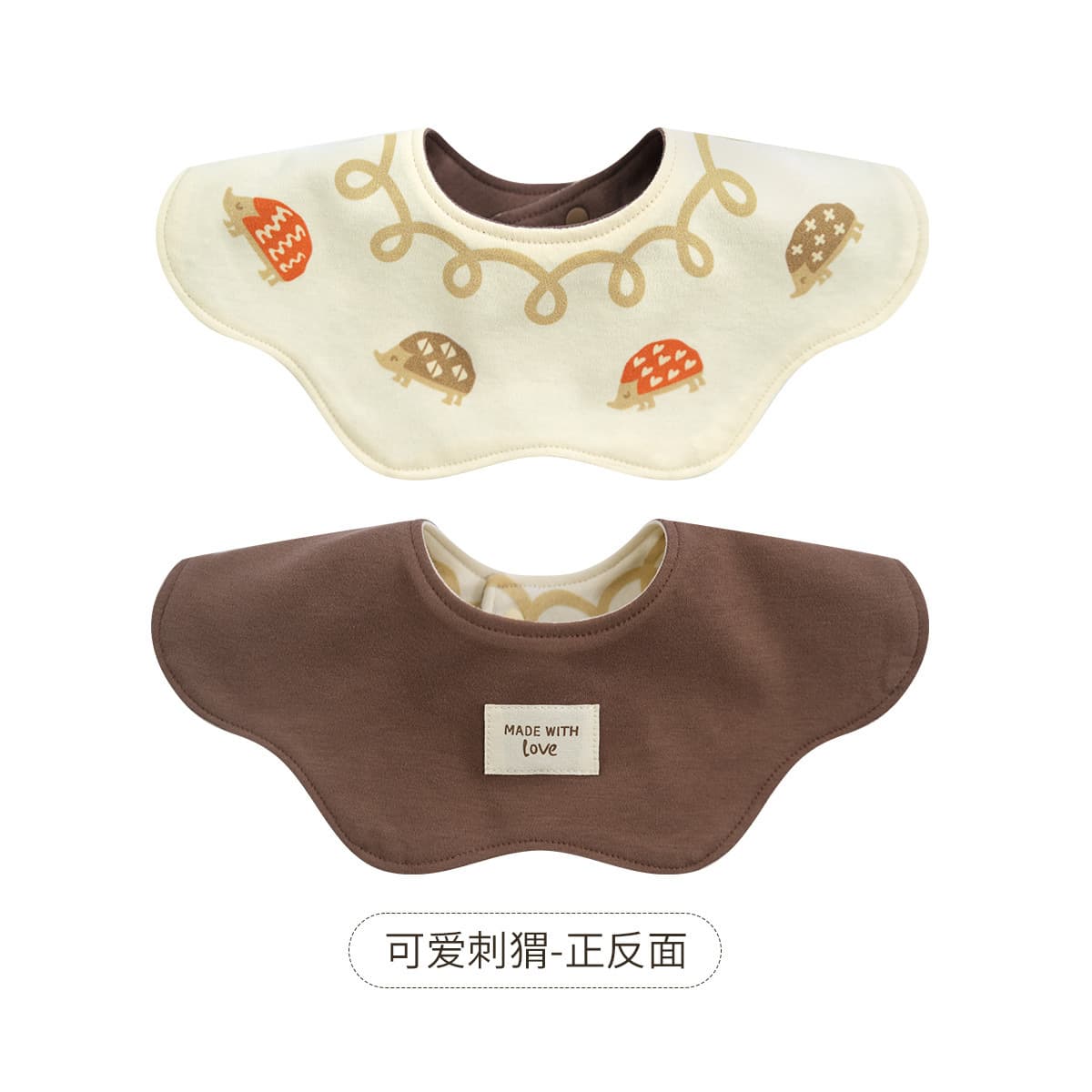 Minizone детское полотенце для слюны из чистого хлопка типа А, нагрудник для новорожденных, мужской и женский нагрудник,...