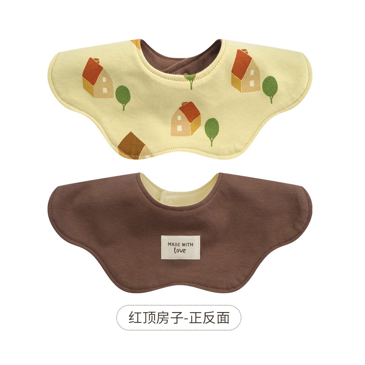 Minizone детское полотенце для слюны из чистого хлопка типа А, нагрудник для новорожденных, мужской и женский нагрудник,...