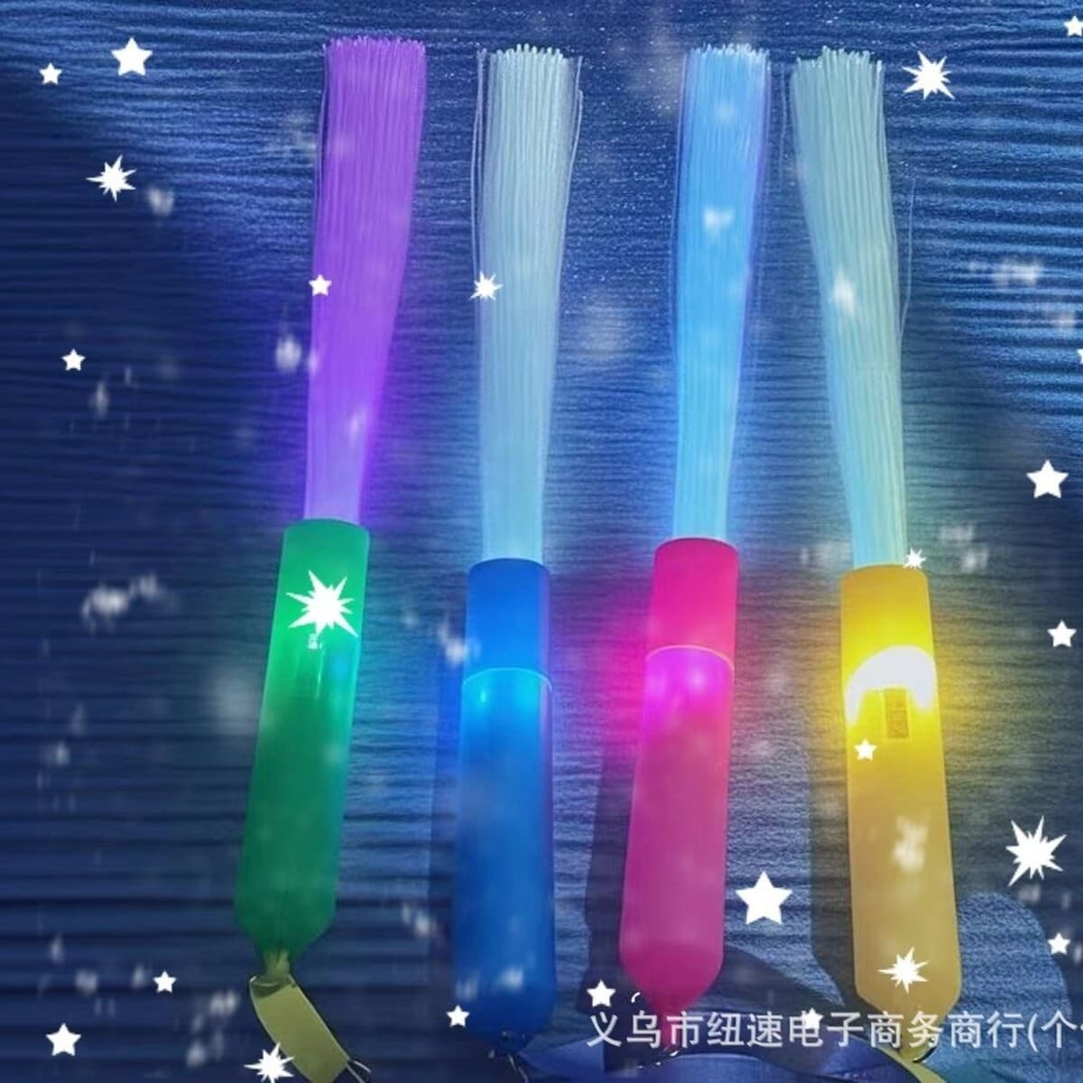 Трансграничный новый светящийся волоконно-оптический стержень красочный светодиодный светящийся стержень праздничный...