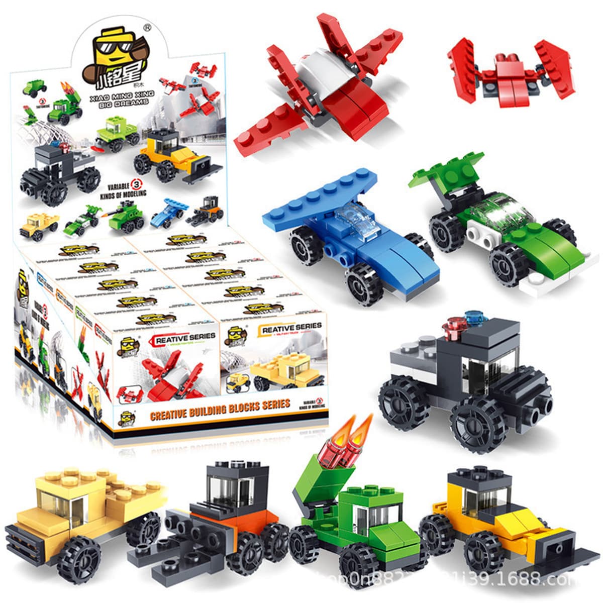 Сборка детских пазлов Xiaomingxing, совместимая с блоками мелких частиц Lego, подарки для детского сада, оптовые игрушки в...