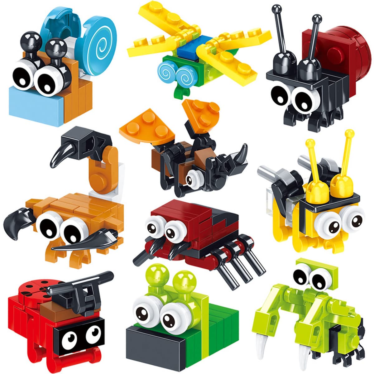 Сборка детских пазлов Xiaomingxing, совместимая с блоками мелких частиц Lego, подарки для детского сада, оптовые игрушки в...