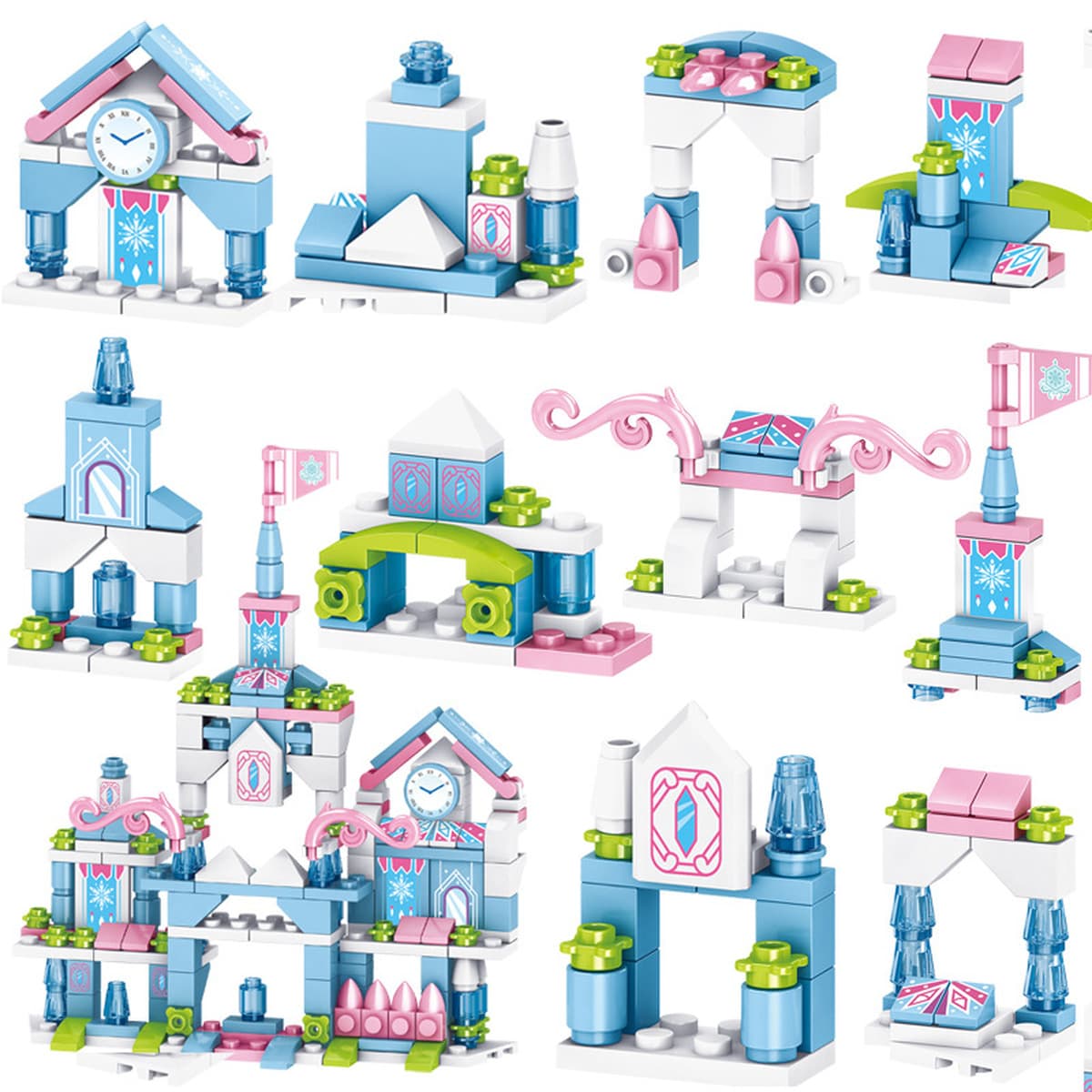 Сборка детских пазлов Xiaomingxing, совместимая с блоками мелких частиц Lego, подарки для детского сада, оптовые игрушки в...