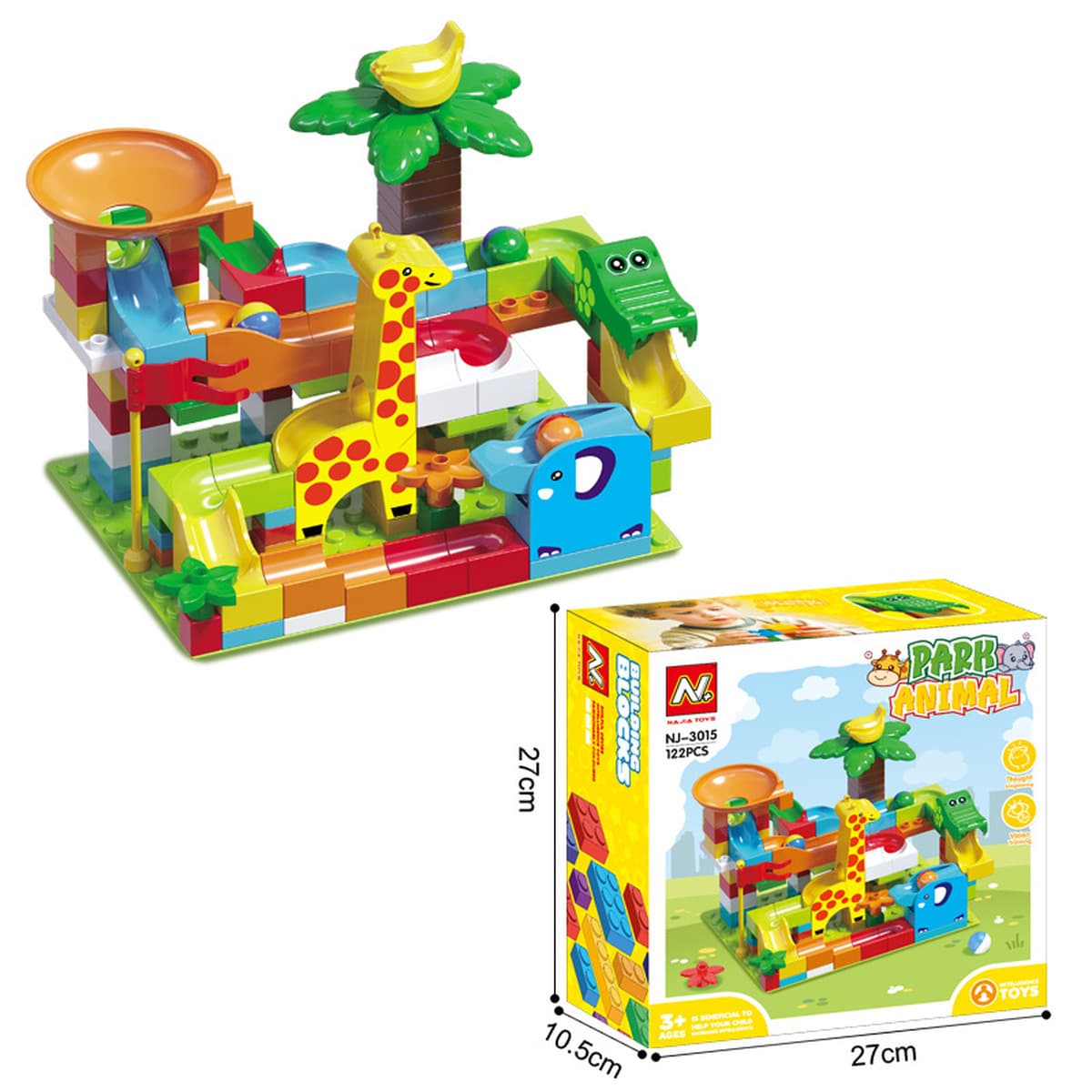 Детские строительные блоки с крупными частицами, совместимые с Lego Baby в сборе, большие От 3 до 6 лет Развивающие Игрушки...