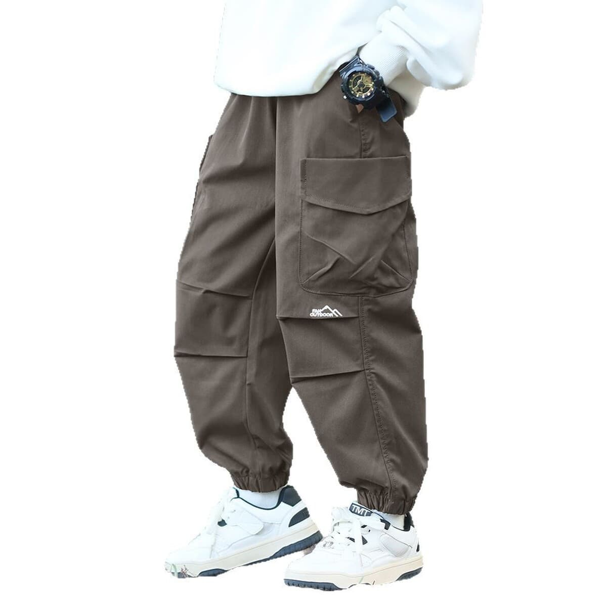 Детские брюки одобрены детские брюки для мальчиков 2024 Новые ветрозащитные брюки осень-зима большие детские модные...