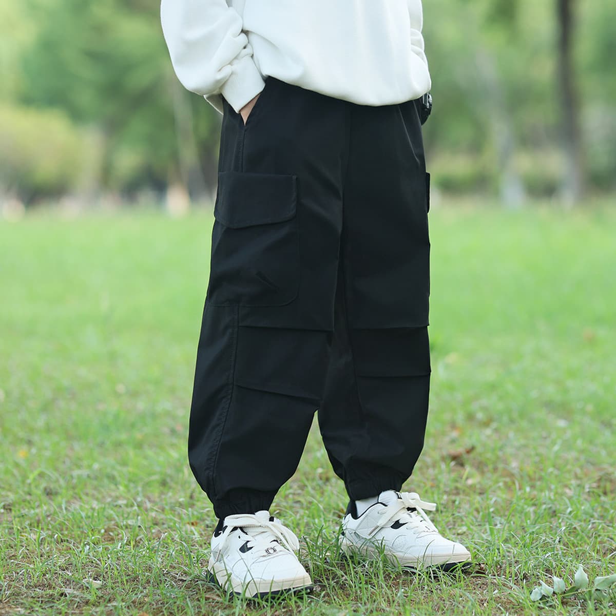 Детские брюки одобрены детские брюки для мальчиков 2024 Новые ветрозащитные брюки осень-зима большие детские модные...