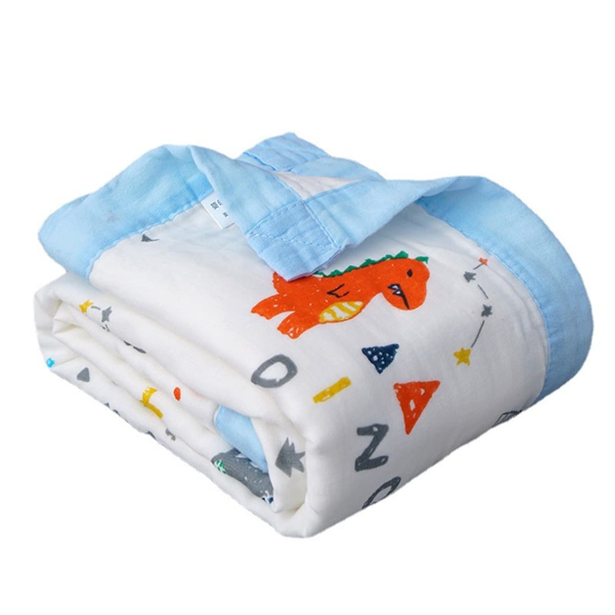 Детское одеяло весна-осень из чистого хлопка высокой плотности, шестислойное Марлевое банное полотенце, утолщенное...