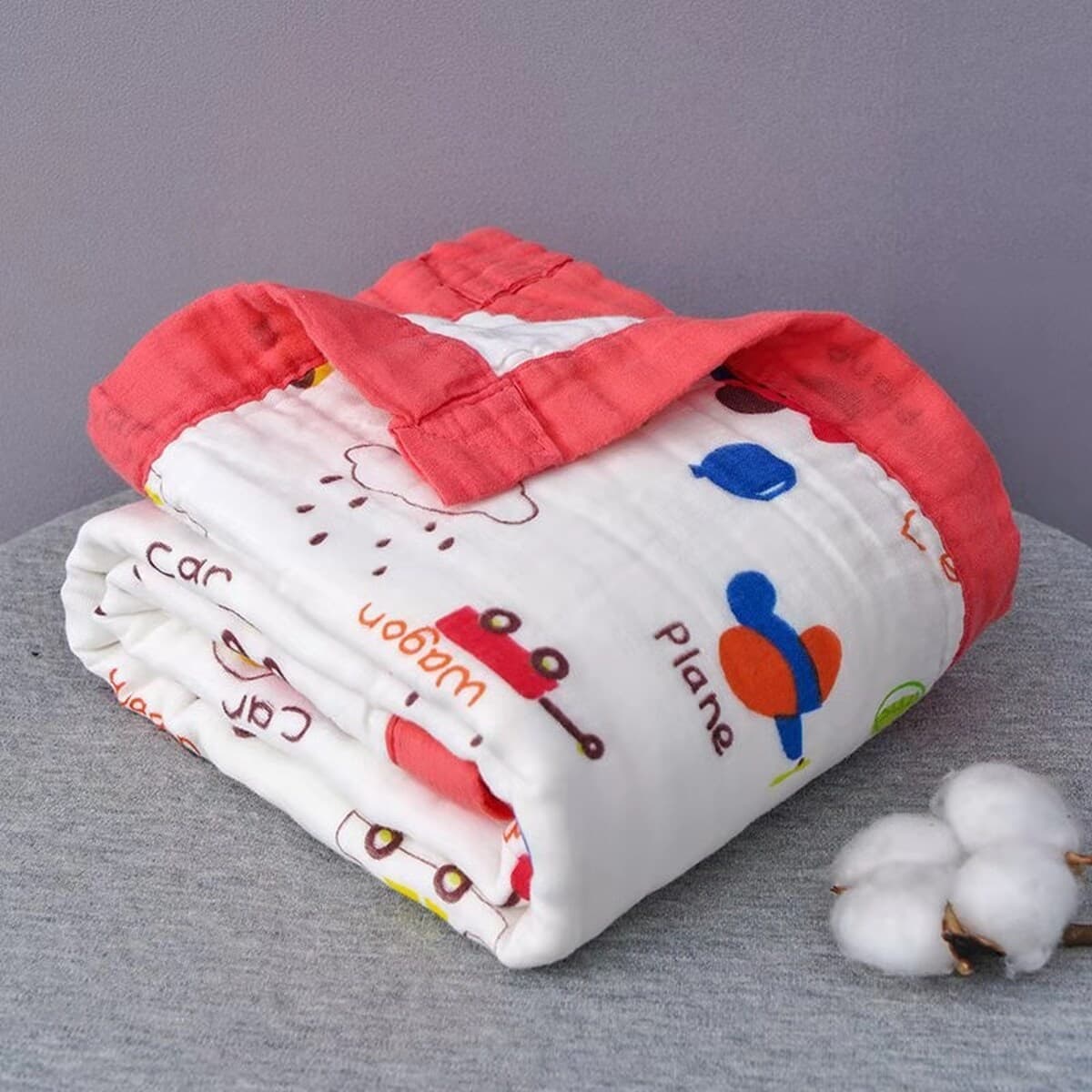 Детское одеяло весна-осень из чистого хлопка высокой плотности, шестислойное Марлевое банное полотенце, утолщенное...