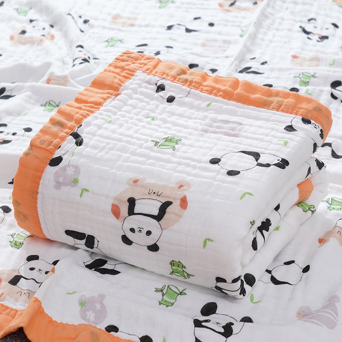 Детское одеяло весна-осень из чистого хлопка высокой плотности, шестислойное Марлевое банное полотенце, утолщенное...