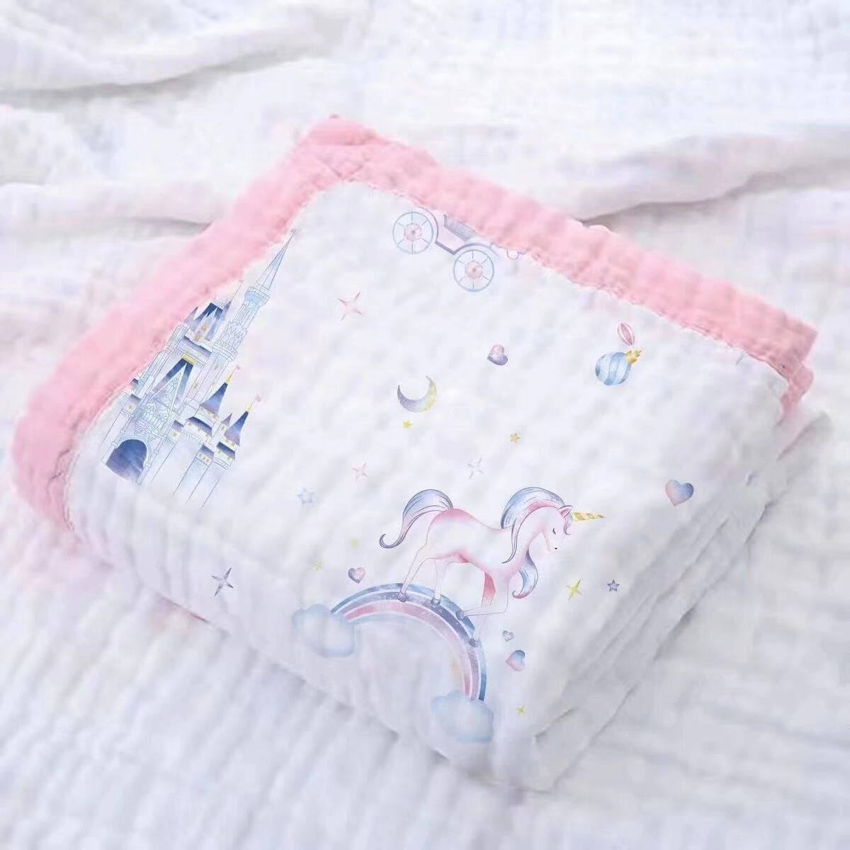 Детское одеяло весна-осень из чистого хлопка высокой плотности, шестислойное Марлевое банное полотенце, утолщенное...