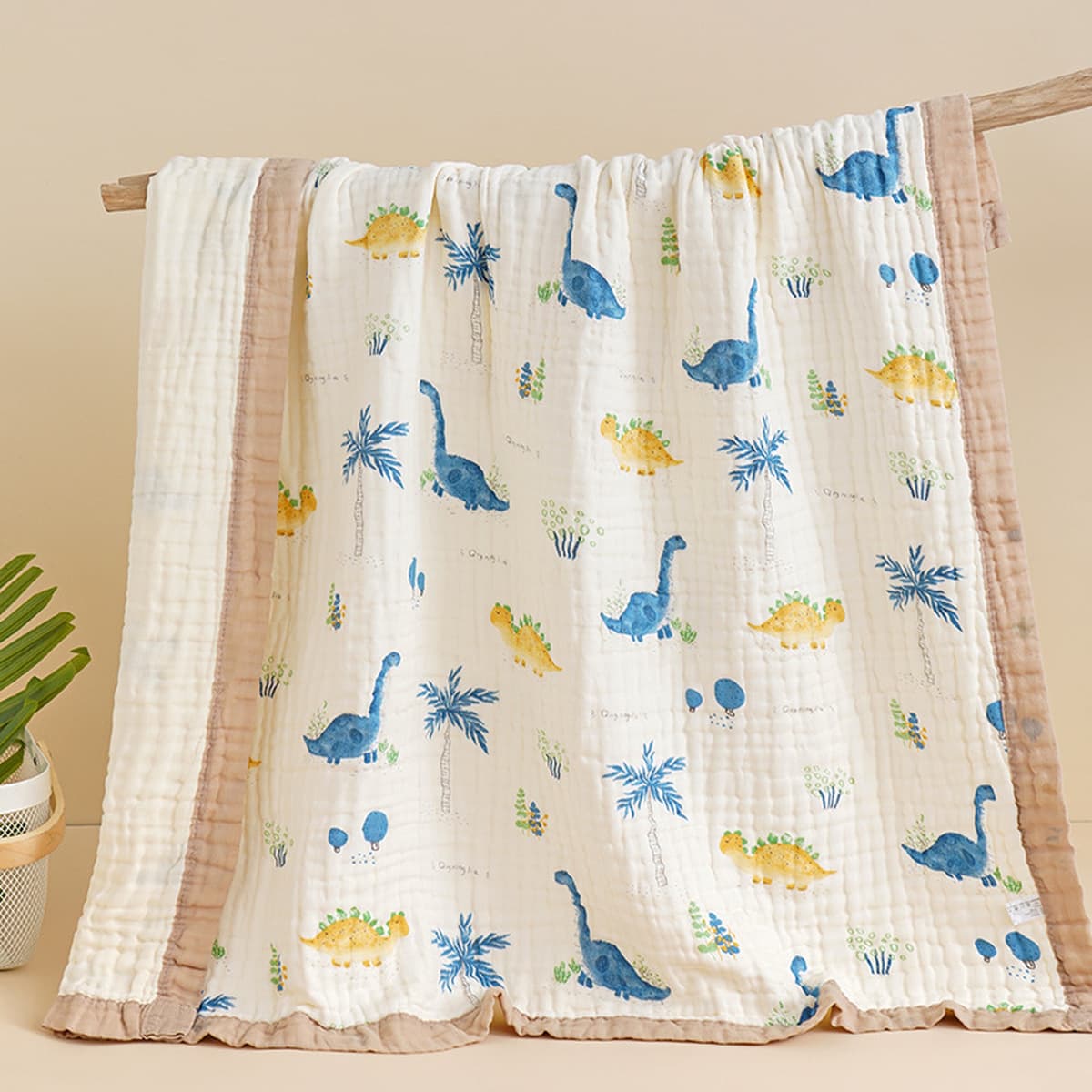 Детское одеяло весна-осень из чистого хлопка высокой плотности, шестислойное Марлевое банное полотенце, утолщенное...