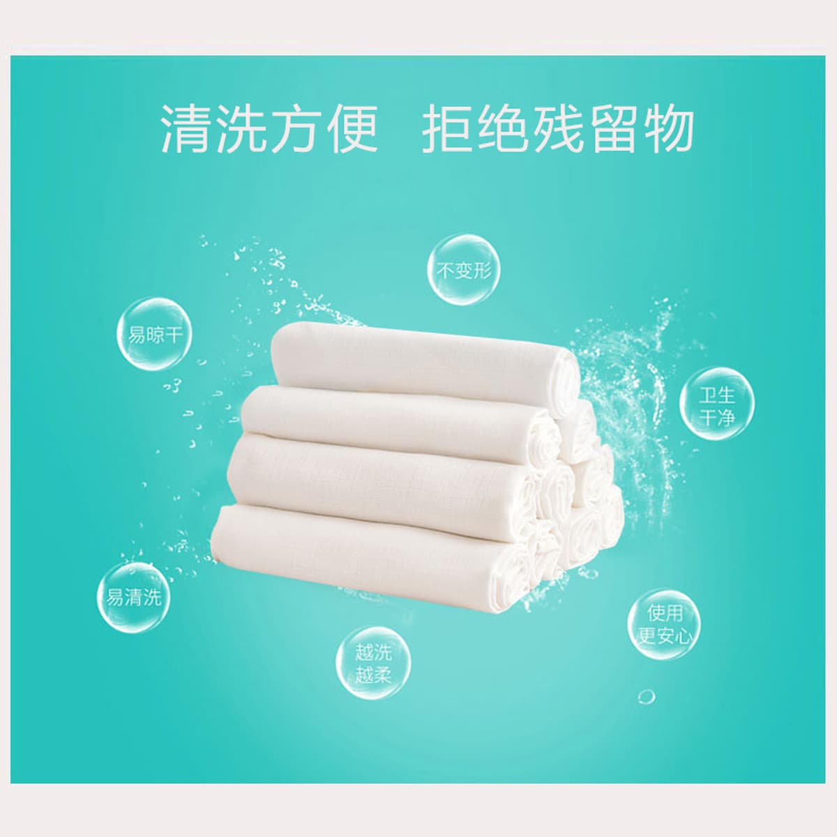 Детские подгузники из чистого хлопка, моющиеся марлевые подгузники для новорожденных, впитывающие детские подгузники,...