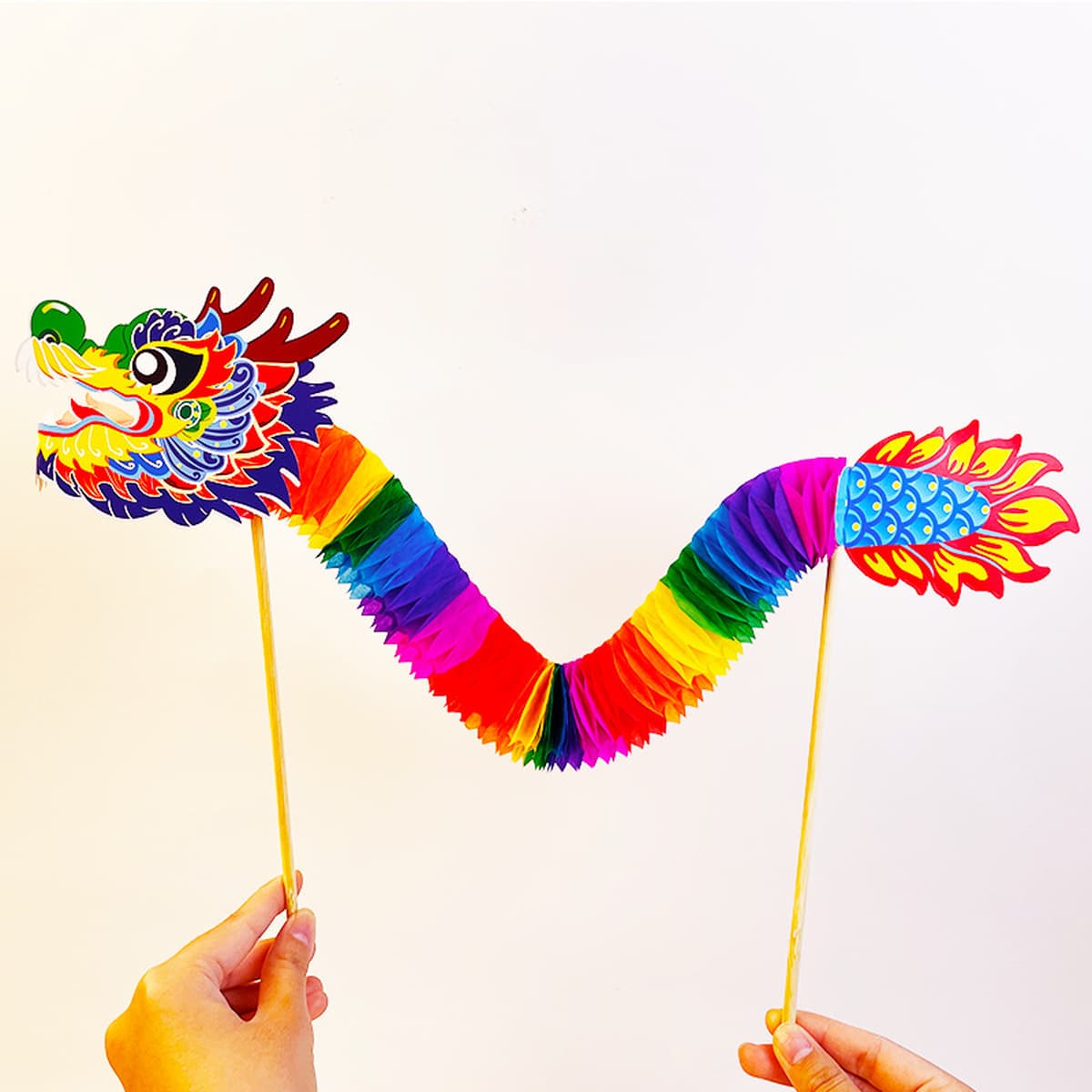 Фестиваль середины осени Танец дракона Цветок Дракон Год змеи Детский набор материалов ручной работы DIY Креативная паста...