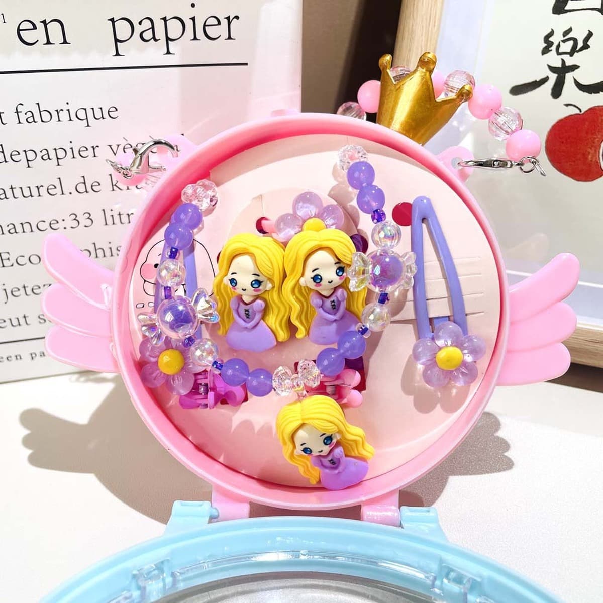 Новое детское мультяшное ожерелье костюм подарок на открытие школы детский сад русалка принцесса девушка аксессуары для...