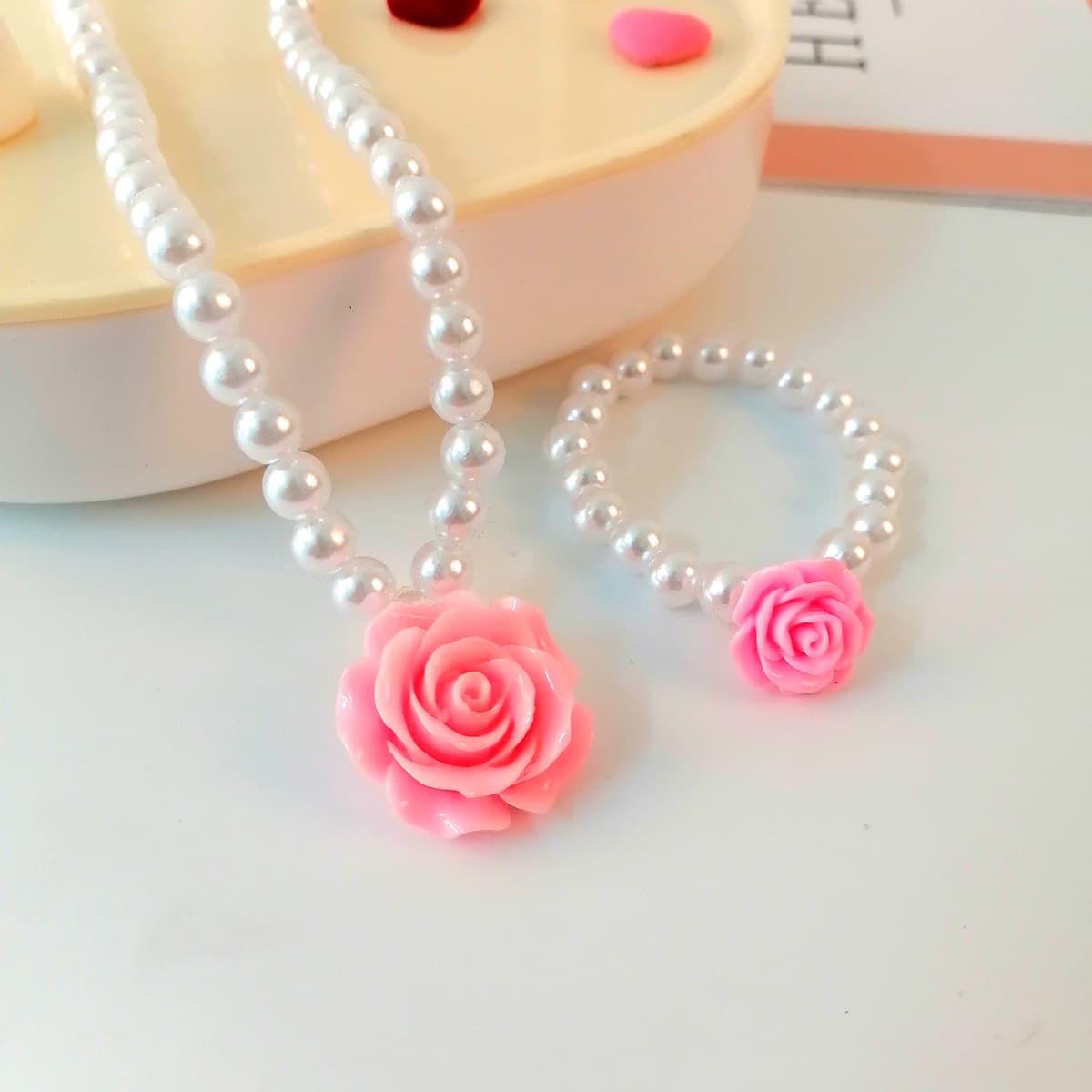 Новое детское мультяшное ожерелье костюм подарок на открытие школы детский сад русалка принцесса девушка аксессуары для...