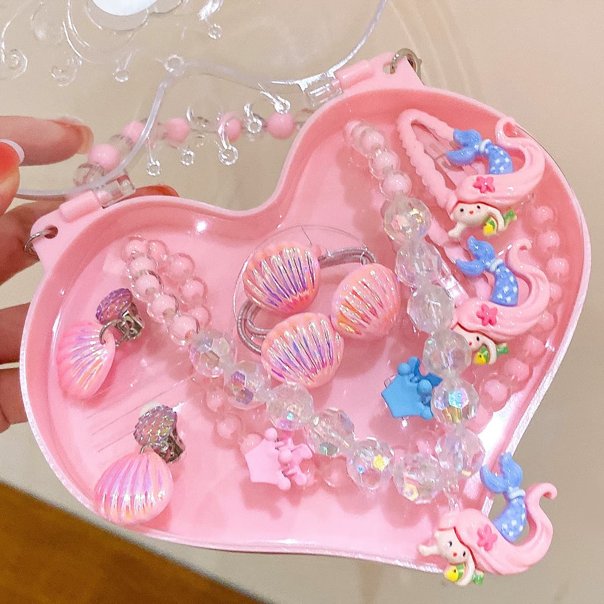 Новое детское мультяшное ожерелье костюм подарок на открытие школы детский сад русалка принцесса девушка аксессуары для...