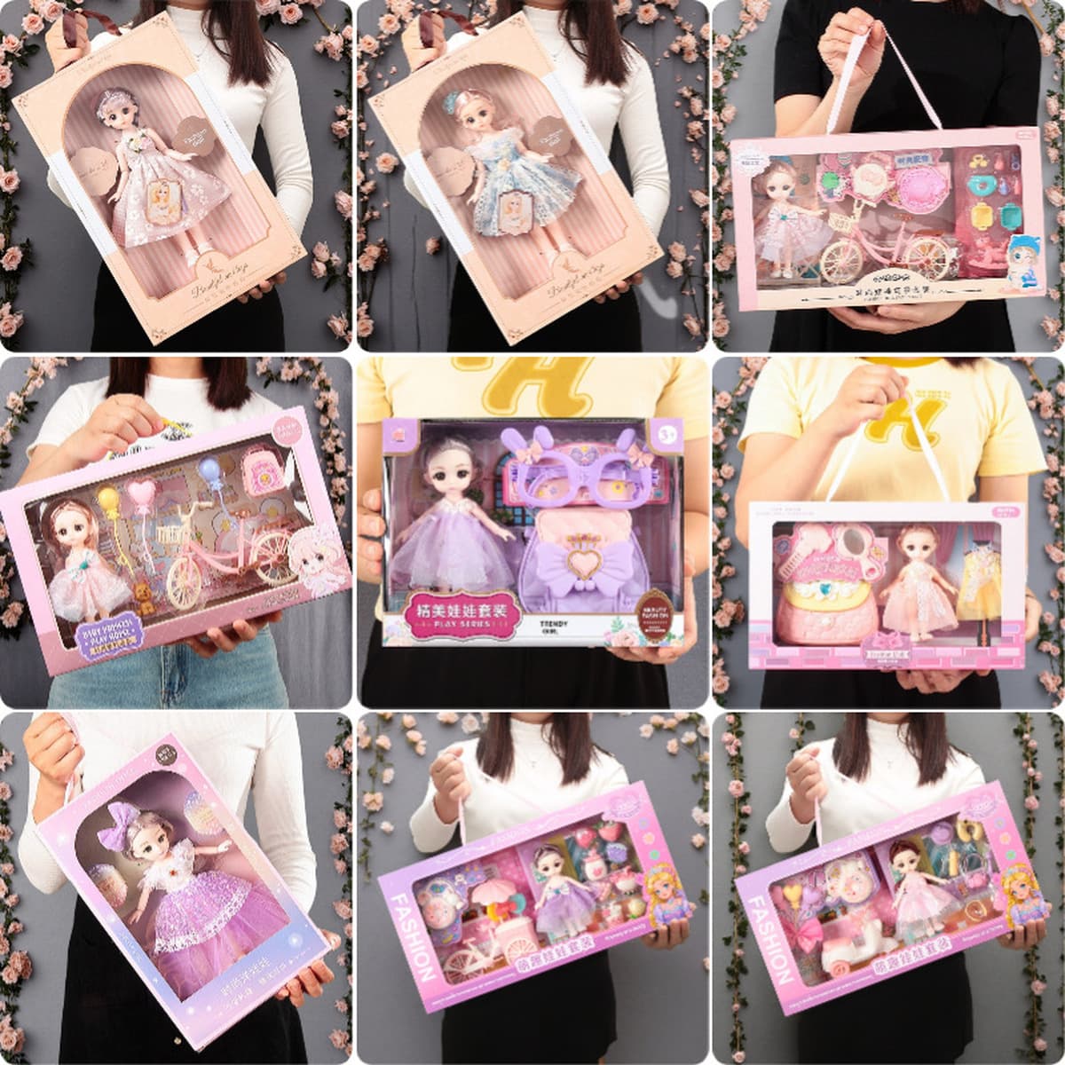 Подарки для девочек, подарочные наборы с куклами для девочек, оптовая продажа игрушек для малышек, большой набор кукол Барби...