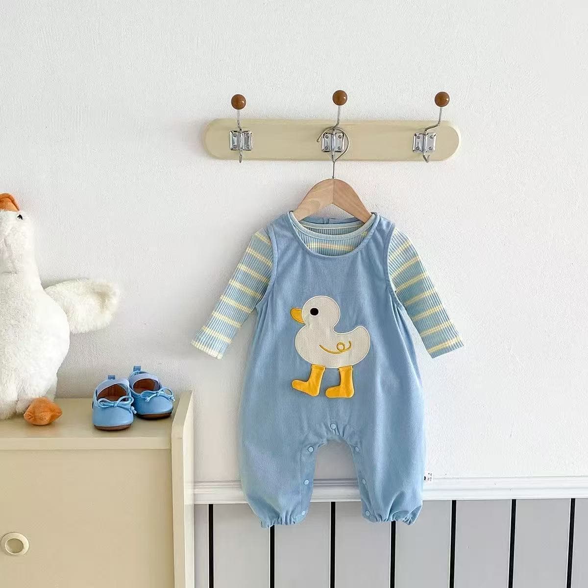 2025 весенний мультяшный ремень брюки из двух частей