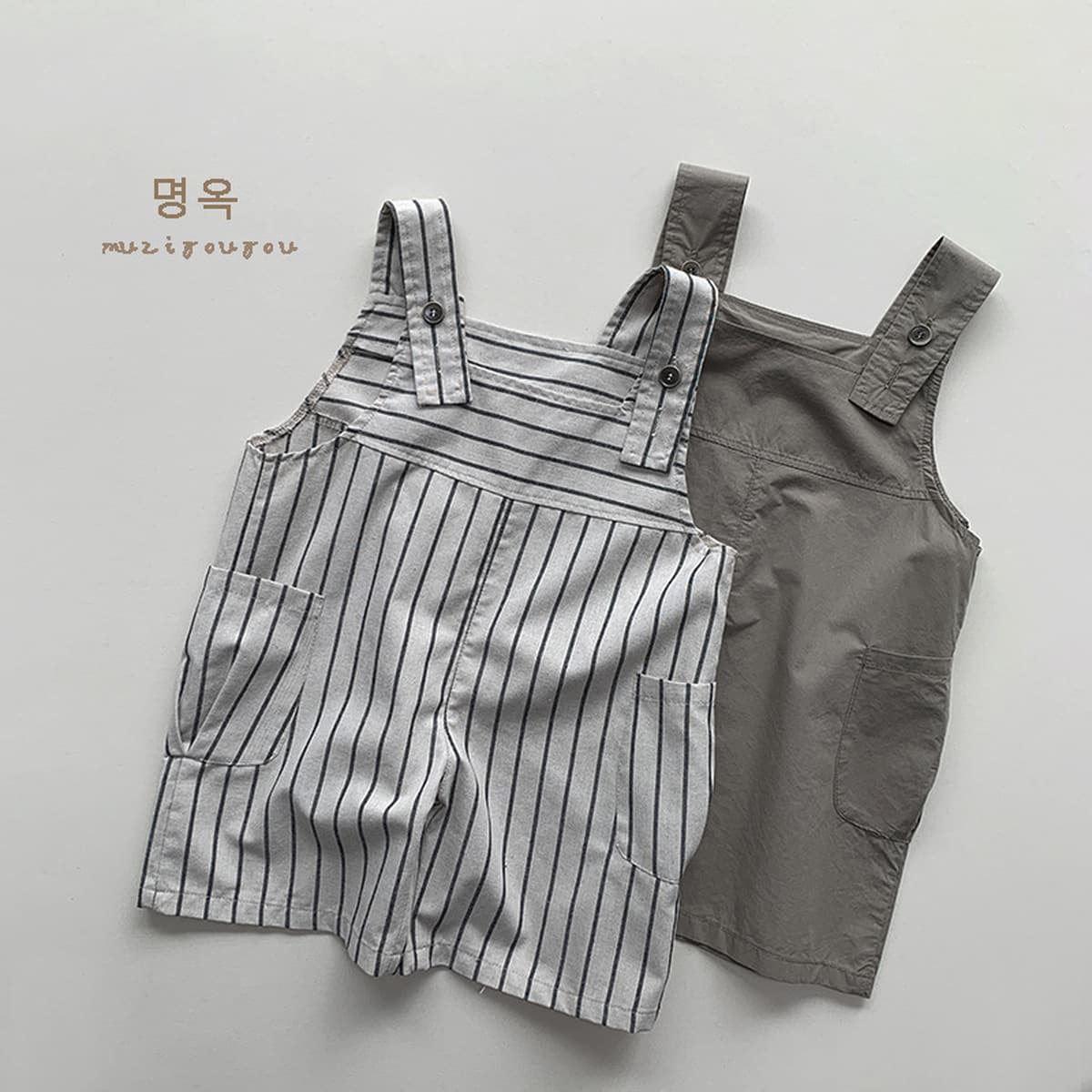 Детский комбинезон, летний, новый стиль, универсальный, в японском стиле, для мальчиков, комбинезон для девочек, в корейском...