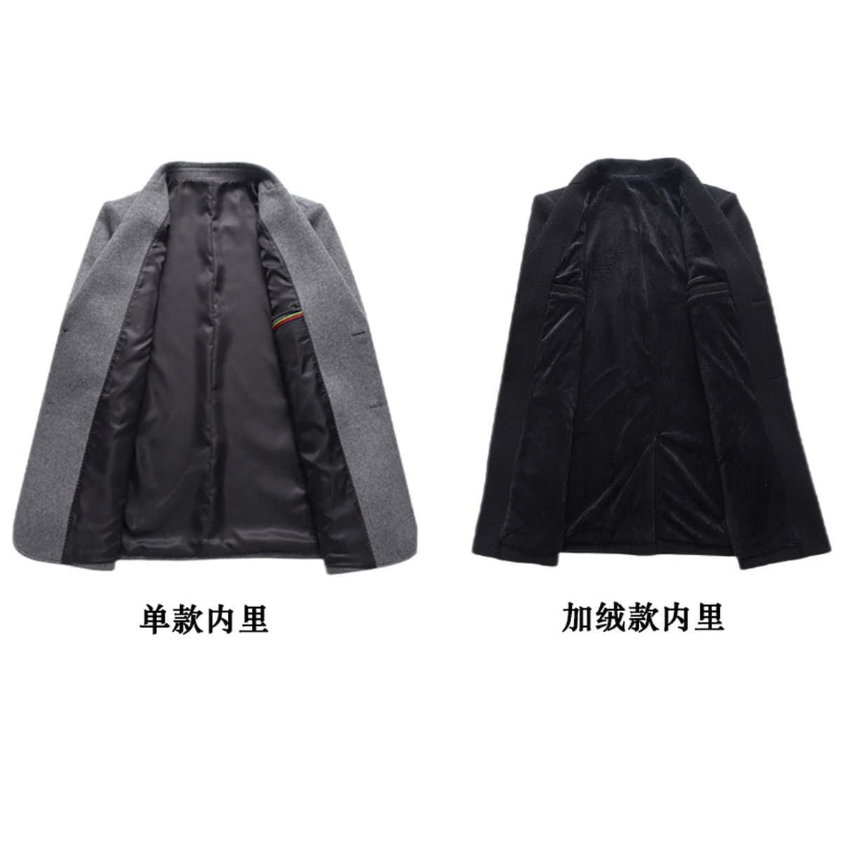 Новая осенне-зимняя модель: мужской шерстяной пиджак, деловой повседневный стиль, элегантный шерстяной костюмный пиджак для...