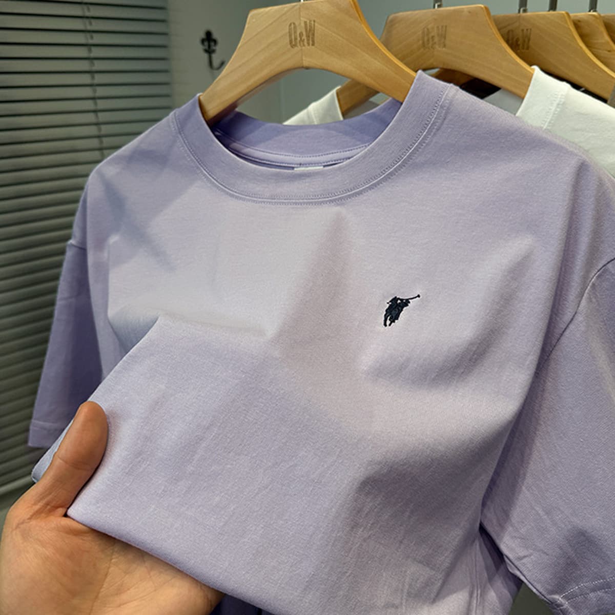 Мужская летняя футболка из чистого хлопка Paul премиум-класса, короткий рукав, свободный крой, круглый вырез, однотонная,...