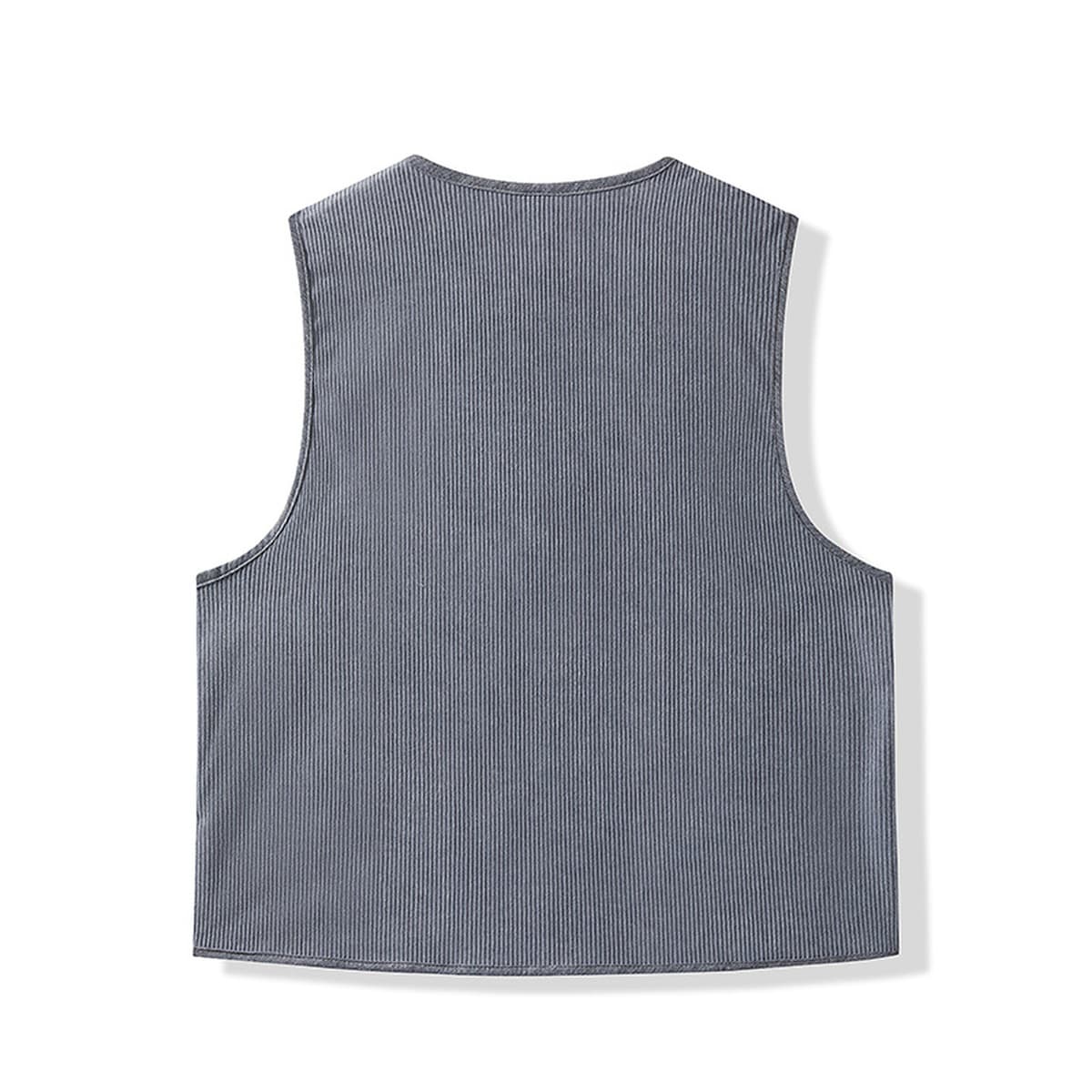 Мужской костюм с острым носом, вельветовый Повседневный жилет, новая осенне-зимняя модная Свободная куртка без носки,...