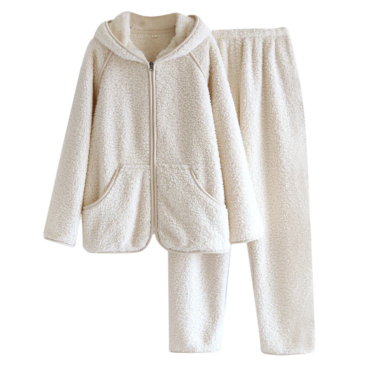 Новые осенне-зимние пижамы из кораллового вельвета для женщин и мужчин, утолщенные и теплые, можно носить на улице, комплект...