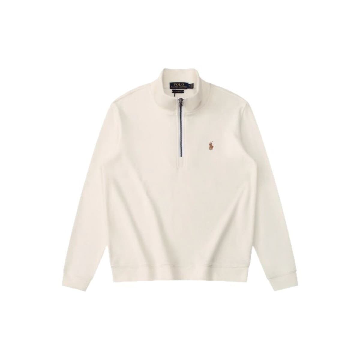 Новая осенне-зимняя толстовка-поло с вышитым логотипом пони, мужская флисовая куртка с ребристой отделкой, повседневная...