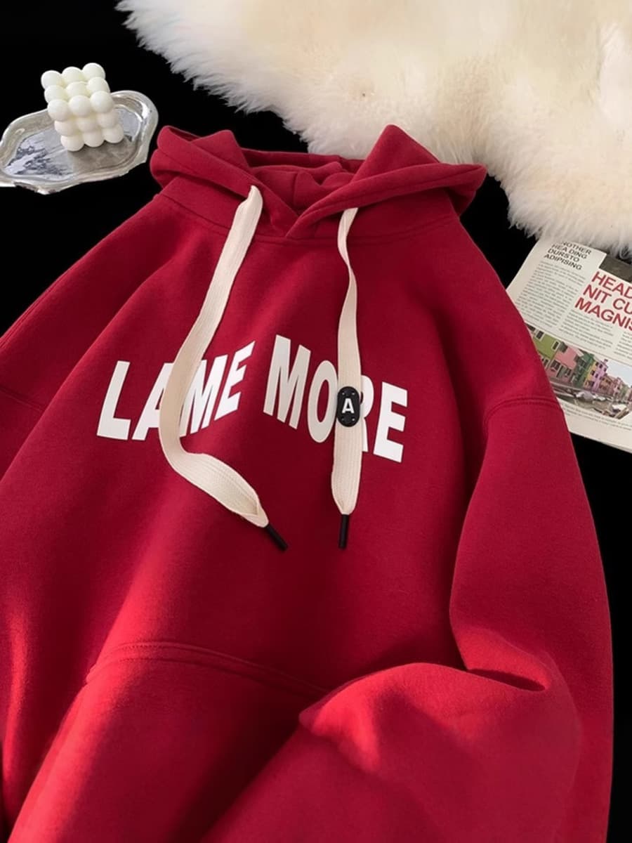 Мужская толстовка в американском стиле, осень-зима 2025, новая модная коллекция, утепленная флисом и утолщенная куртка для...